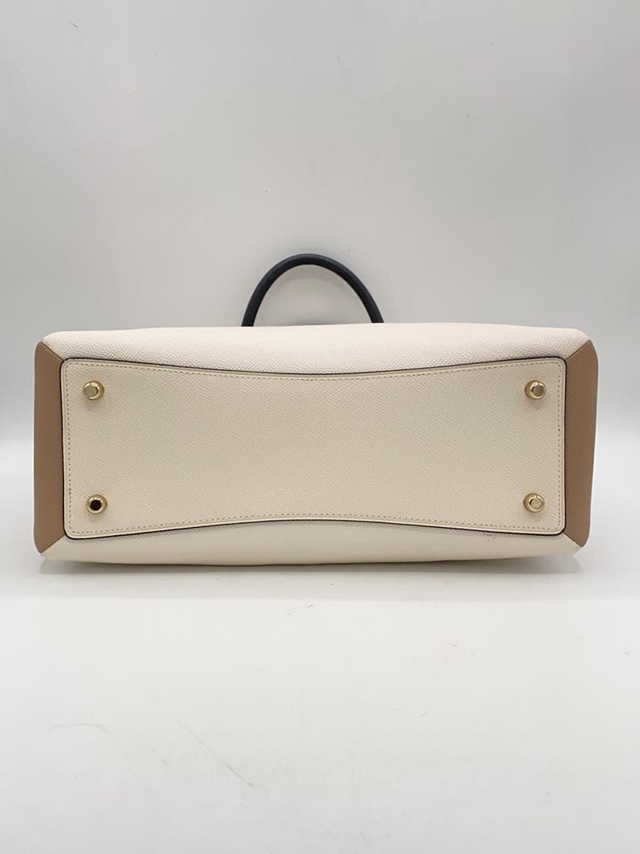 COACH Lily Carryall_Color Block Leather WHT Solid 4