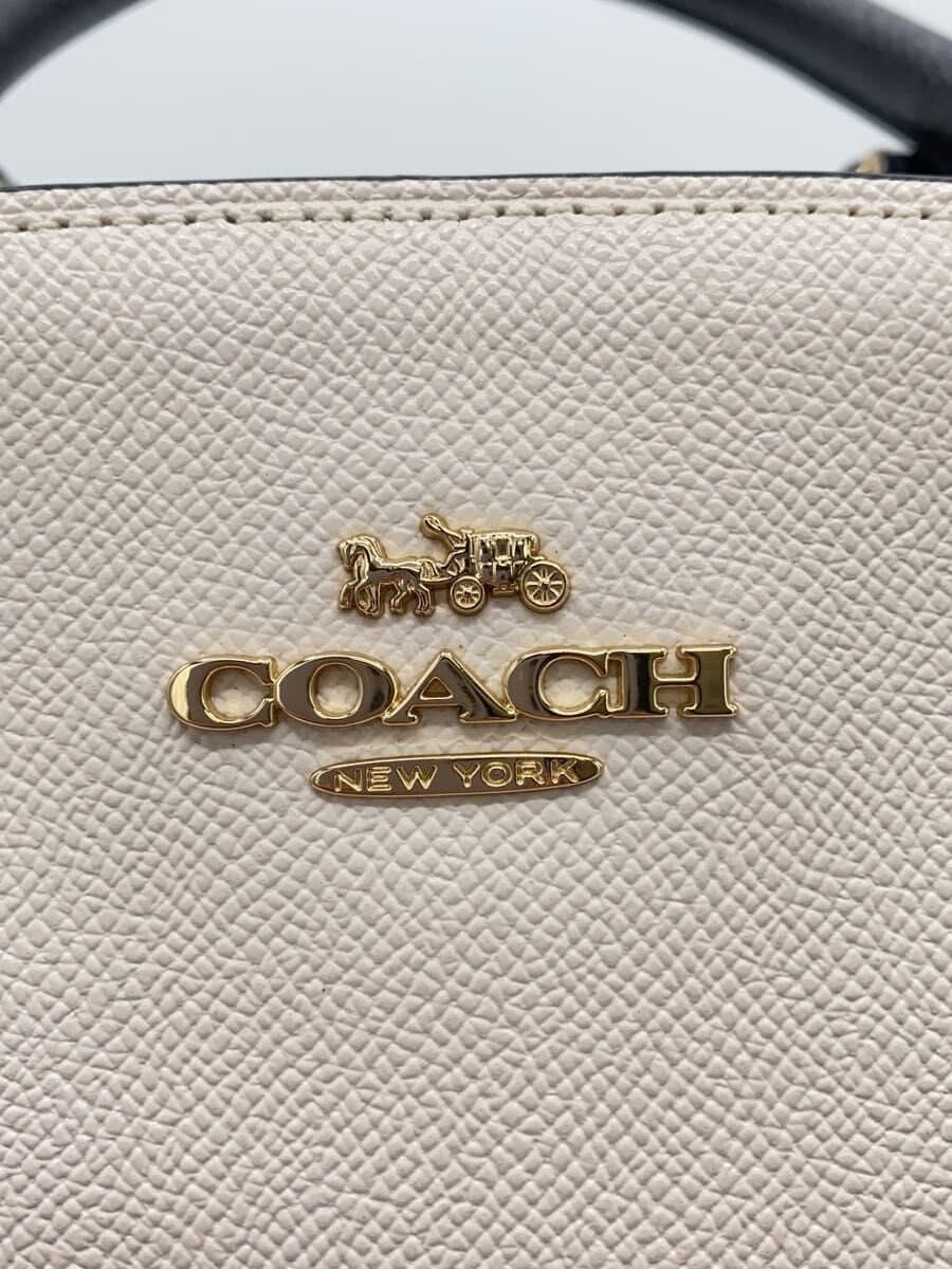 COACH Lily Carryall_Color Block Leather WHT Solid 5