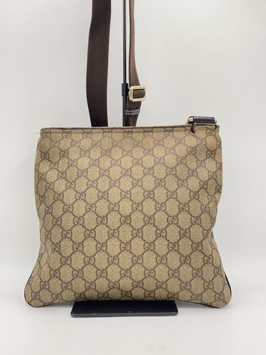 GUCCI Shoulder Bag GG Plus Canvas BRW 3