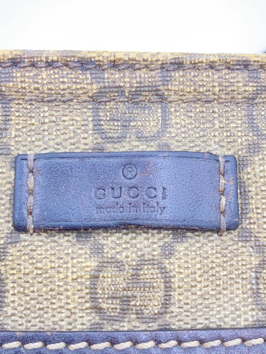 GUCCI Shoulder Bag GG Plus Canvas BRW 5