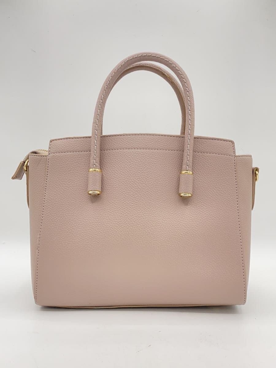 JILL by JILLSTUART Bijou Royal Tote 2-Way Shoulder Bag Leather PNK 125-9181137 3