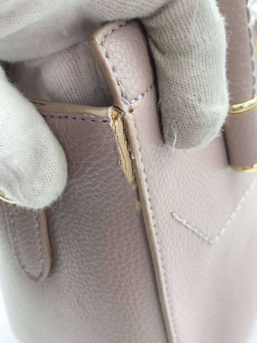 JILL by JILLSTUART Bijou Royal Tote 2-Way Shoulder Bag Leather PNK 125-9181137 8