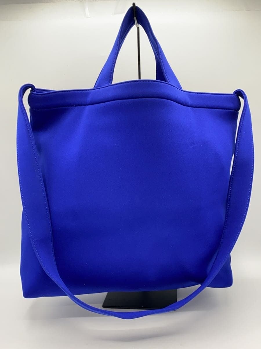 agnes b. Shoulder Tote Bag Neoprene Material ras19-02 3