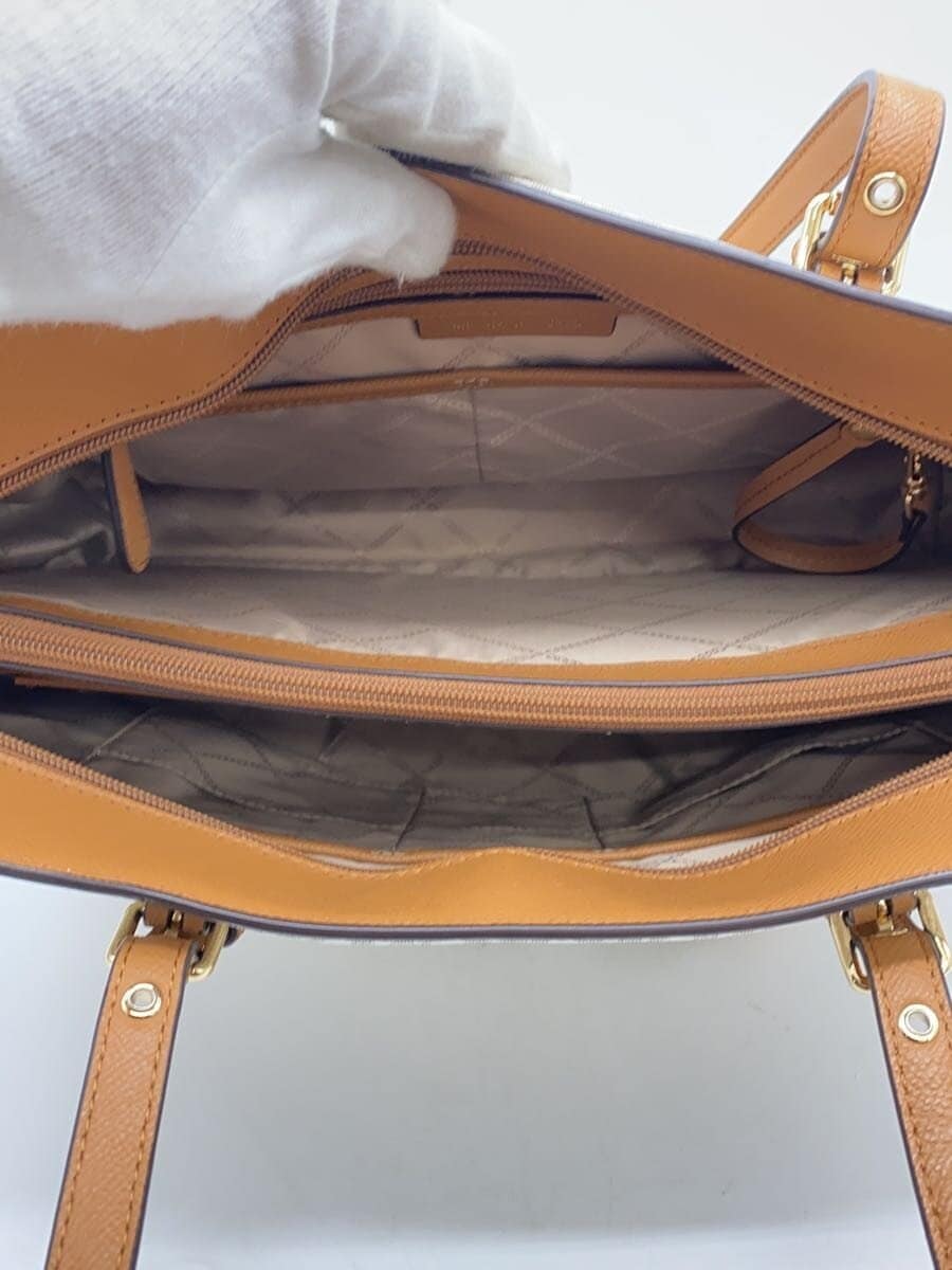 MICHAEL KORS Tote Bag Leather BRW All Over Pattern ac-2001 6