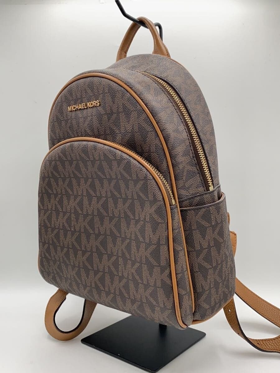 MICHAEL MICHAEL KORS Backpack Leather BRW Monogram nb-1711 2
