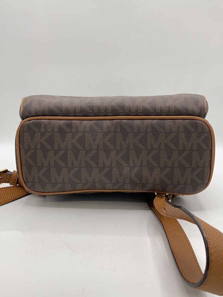 MICHAEL MICHAEL KORS Backpack Leather BRW Monogram nb-1711 4
