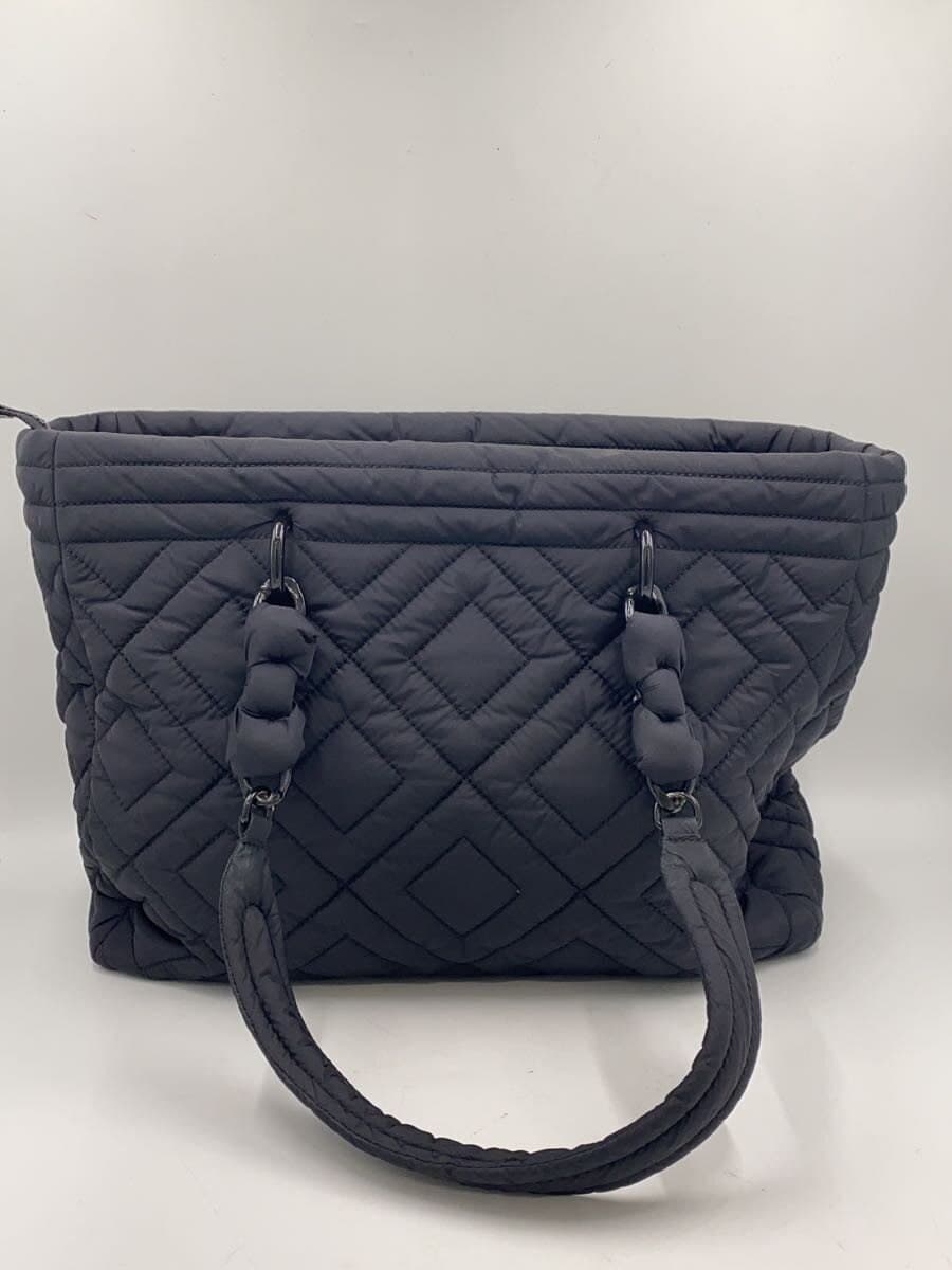 TORY BURCH Quilted Tote Bag Polyester BLK 10005608 03-19 3