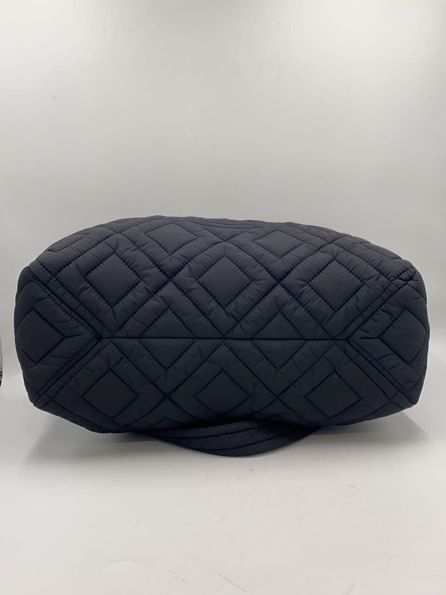 TORY BURCH Quilted Tote Bag Polyester BLK 10005608 03-19 4