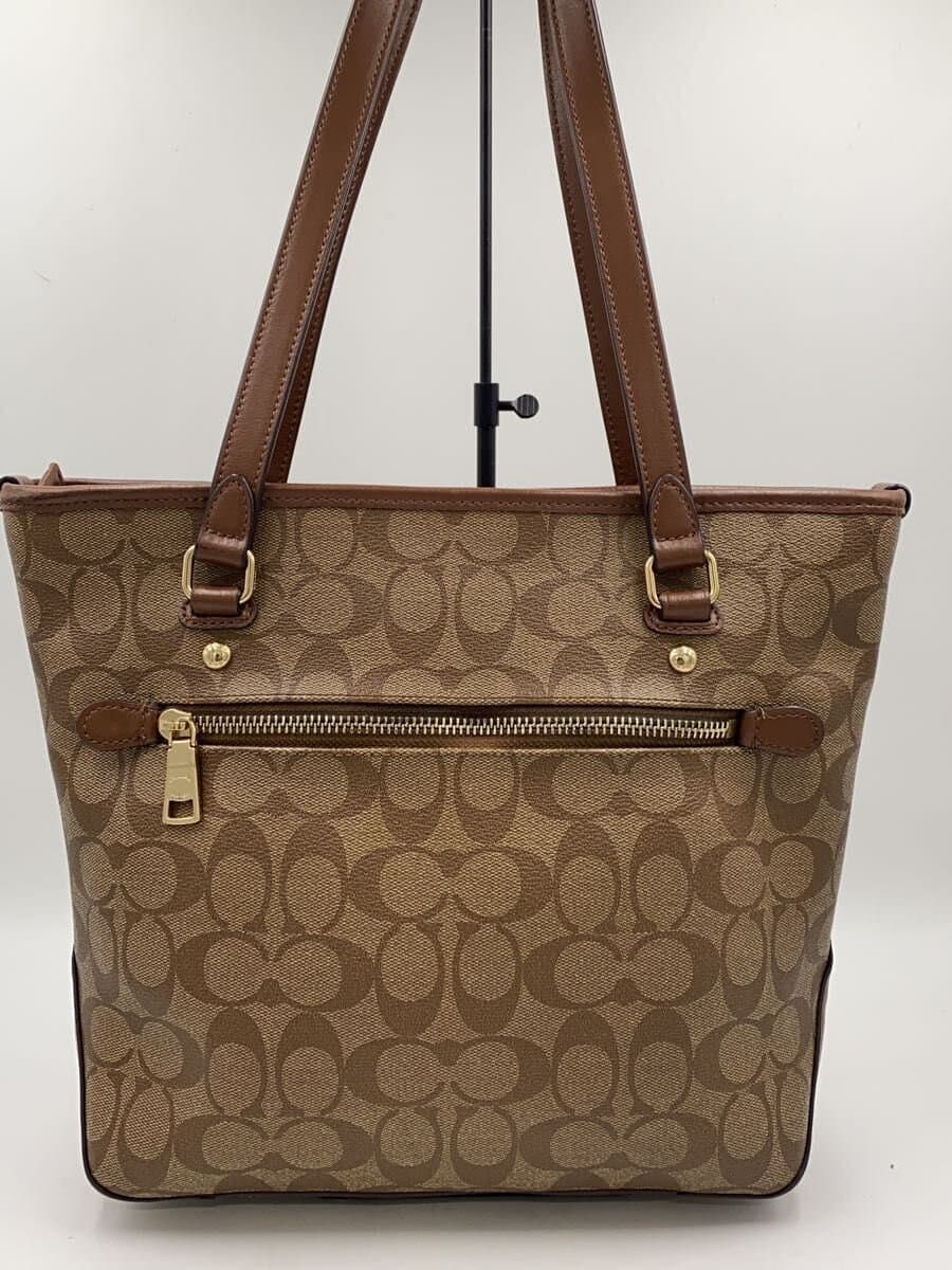 COACH Tote Bag_Signature Leather BRW F58294 3