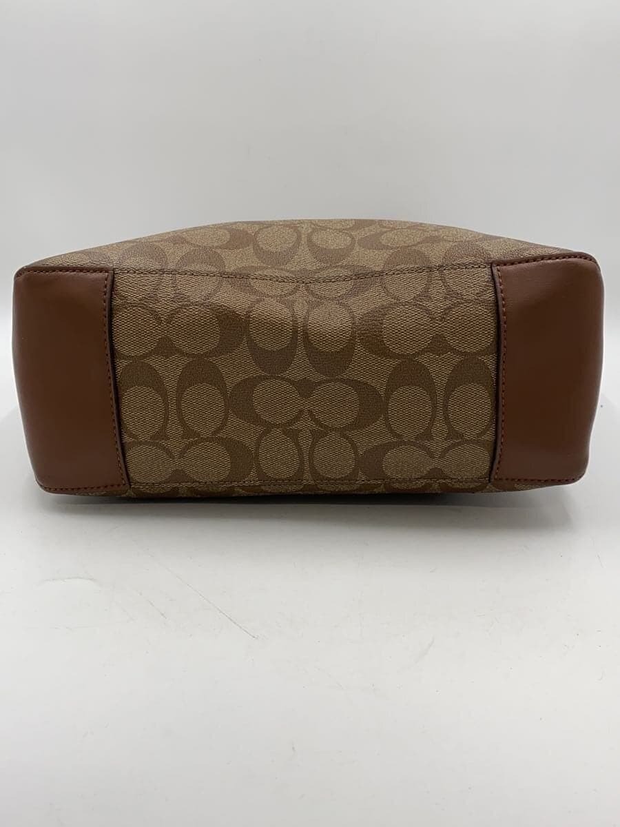 COACH Tote Bag_Signature Leather BRW F58294 4