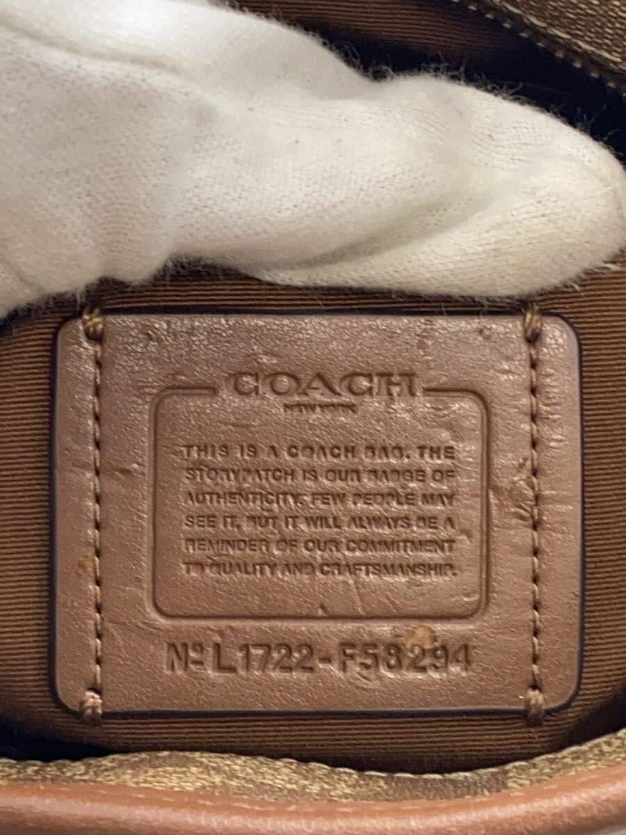 COACH Tote Bag_Signature Leather BRW F58294 5