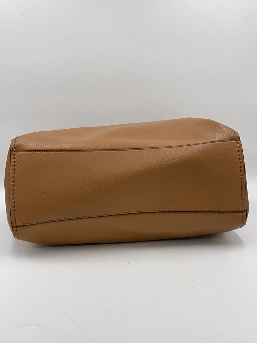 COACH tote bag leather BRW plain f58660 4