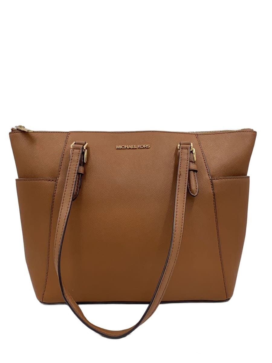 MICHAEL KORS Tote Bag Leather BRW Plain di-2202