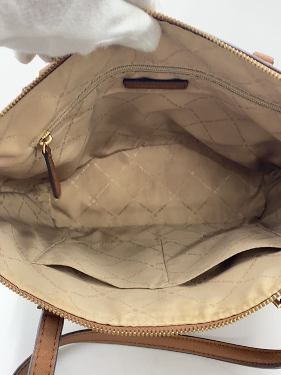 MICHAEL KORS Tote Bag Leather BRW Plain di-2202 6