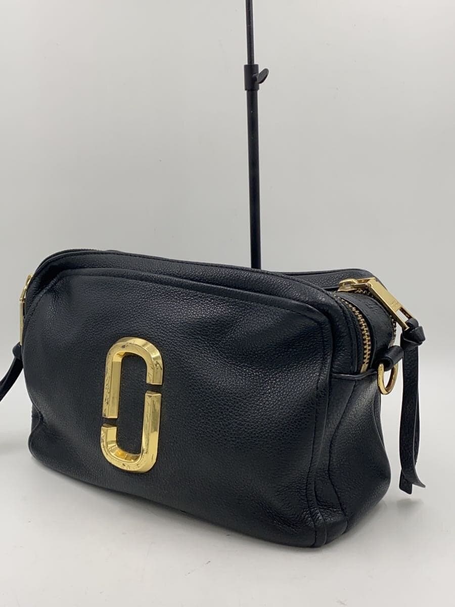 MARC JACOBS Snap Shoulder Bag Leather Black Solid Color m0014592 2