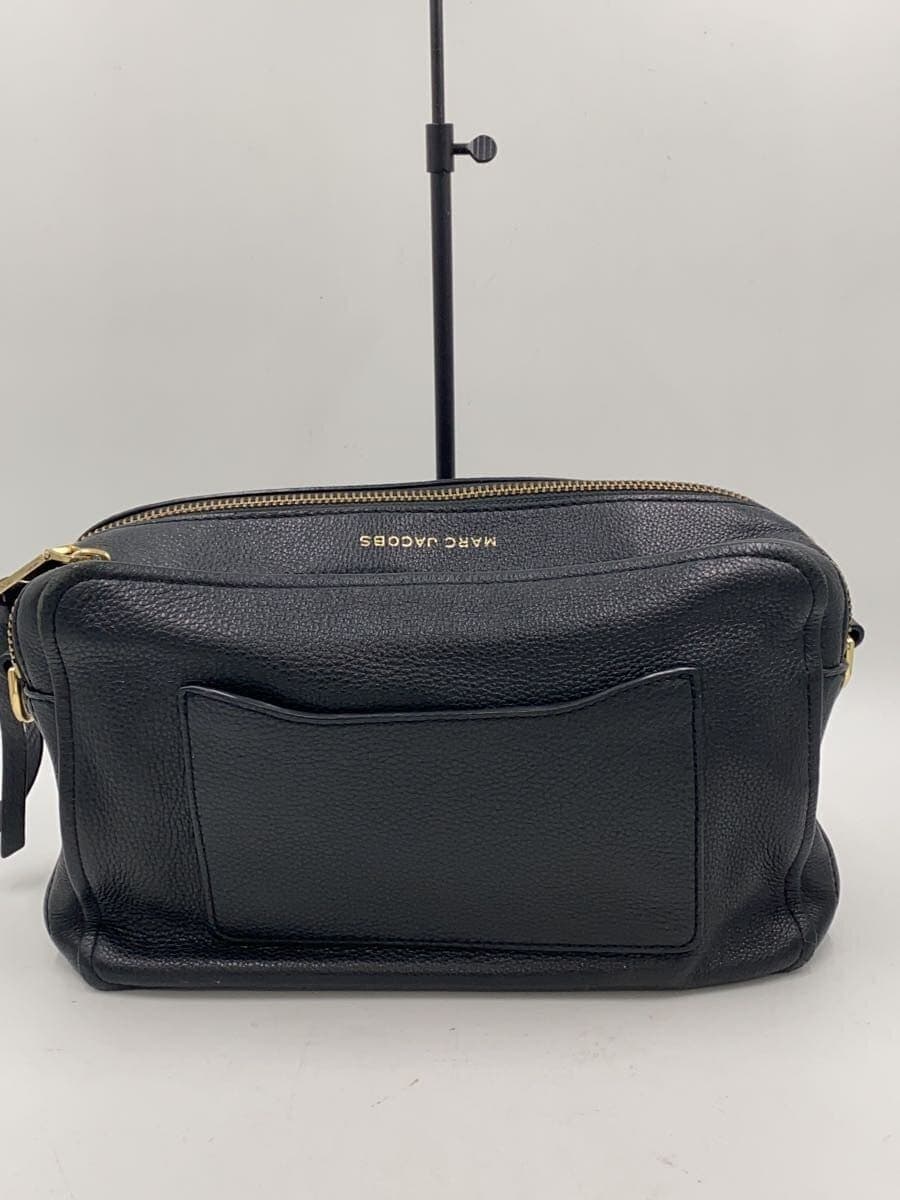 MARC JACOBS Snap Shoulder Bag Leather Black Solid Color m0014592 3