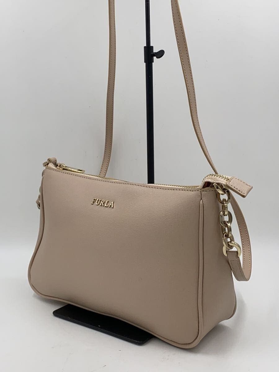 VIOLAd’ORO 2-Way Shoulder Bag Suede BEG v-2064 2