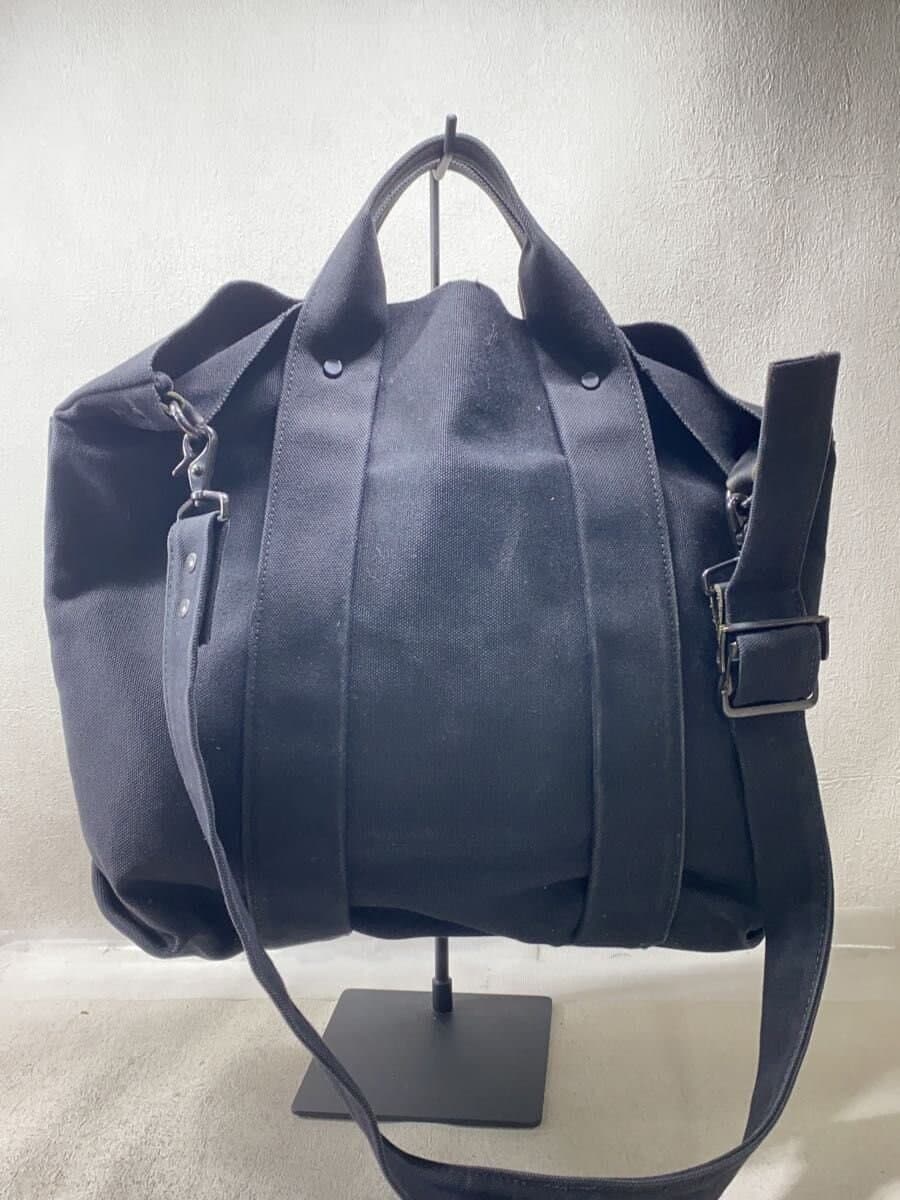 AMIACALVA x SHIPS Tote Bag Canvas BLK Solid 3