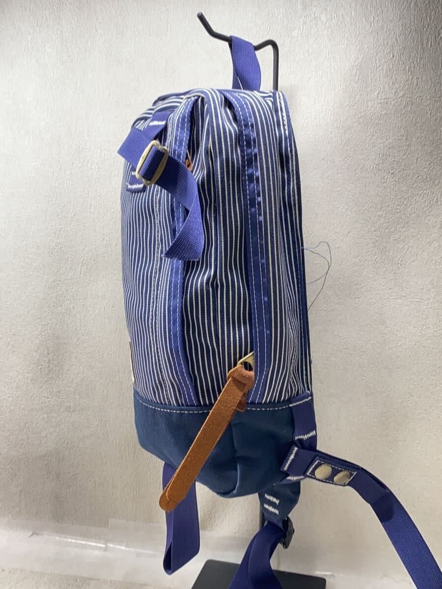 GREGORY Shoulder Bag Cotton NVY Stripe 101037191150 2