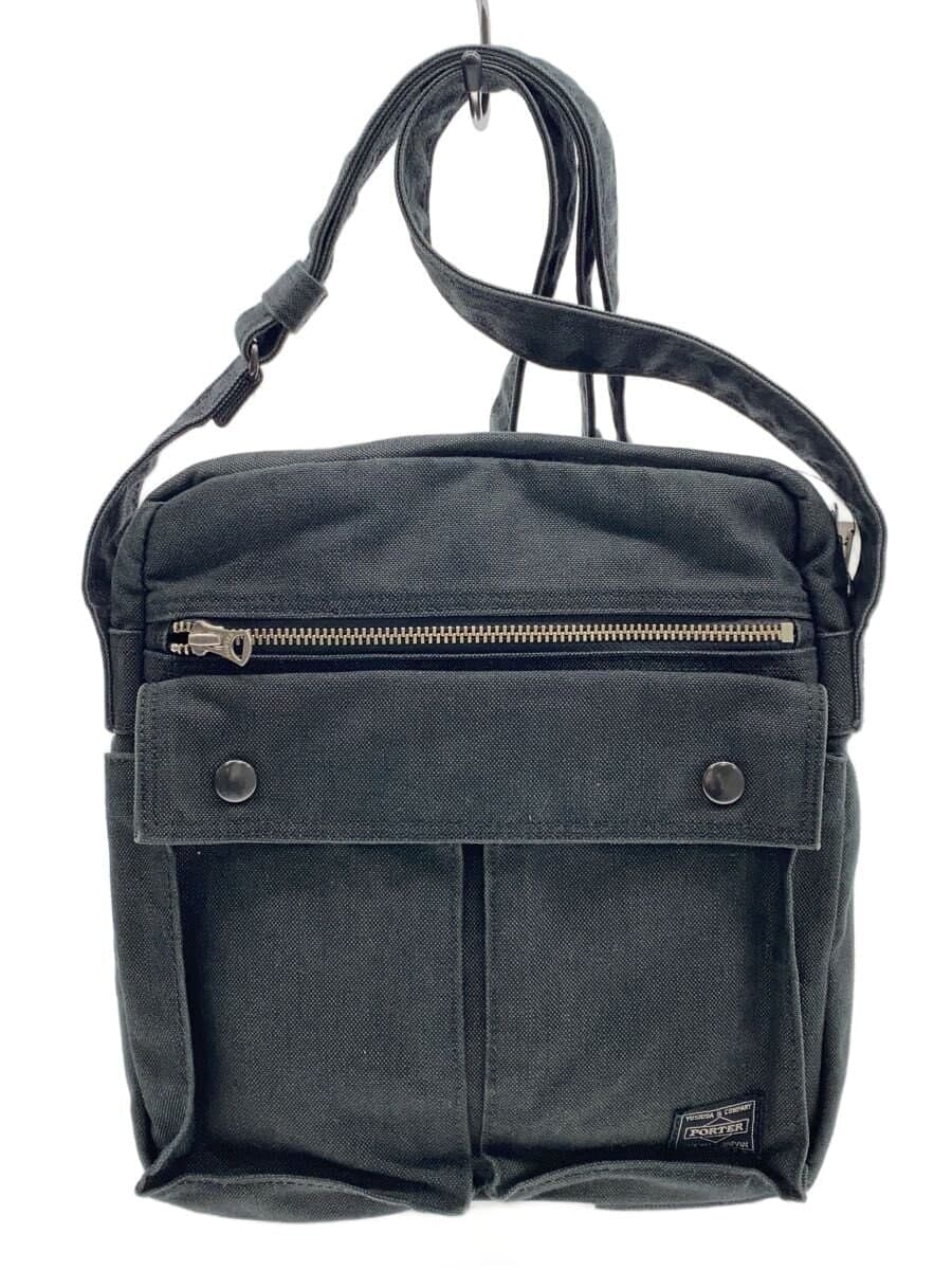 PORTER Shoulder Bag Cotton BLK Solid