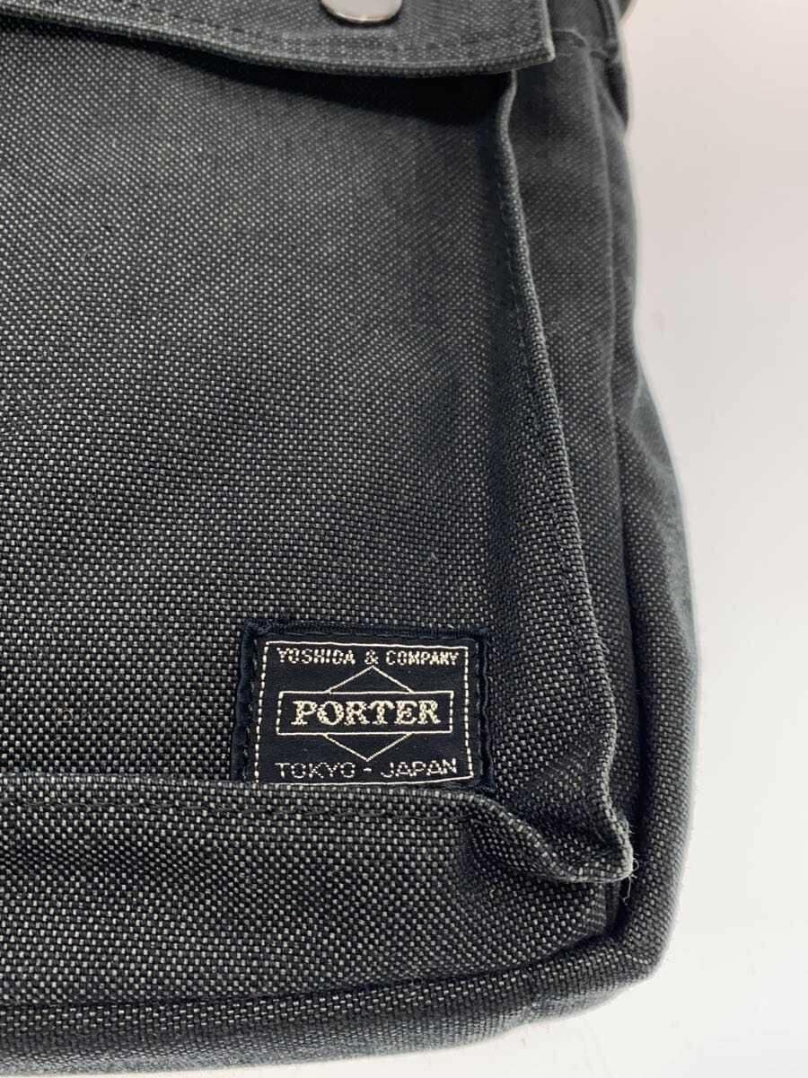 PORTER Shoulder Bag Cotton BLK Solid 5
