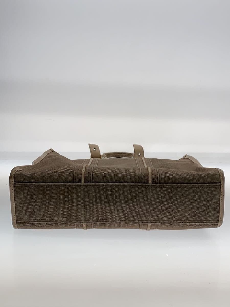 agnes b. Handbag Canvas BEG 4