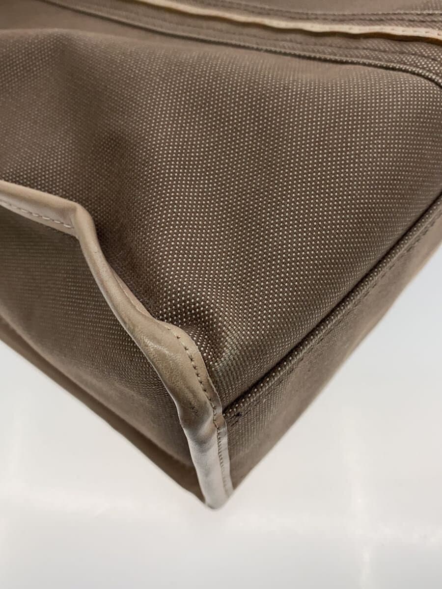 agnes b. Handbag Canvas BEG 7