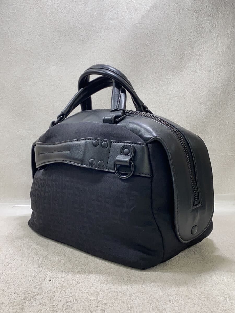 DIESEL Handbag Nylon BLK All Over Pattern nylon mono top handle X 2