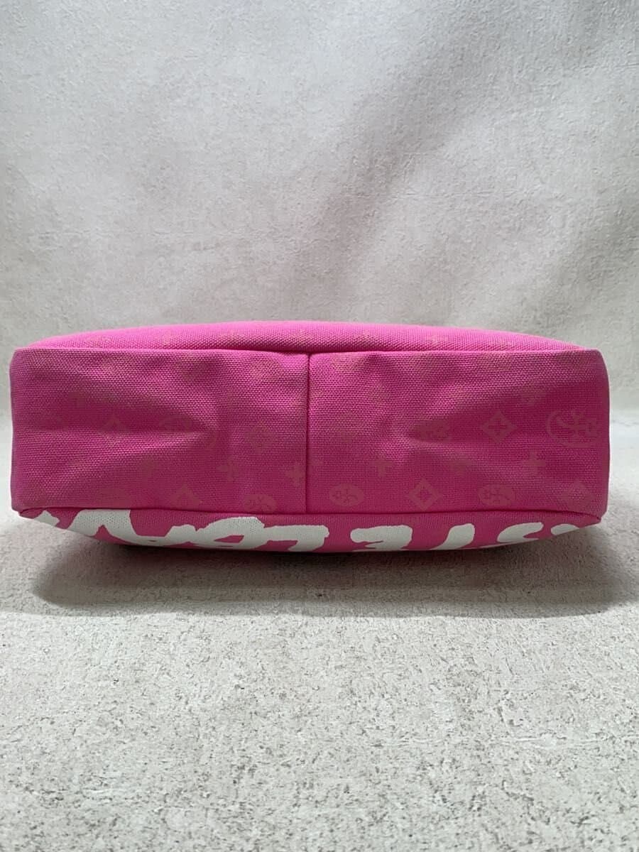 CASTELBAJAC Tote Bag Canvas PNK All Over Pattern 070551-3 4