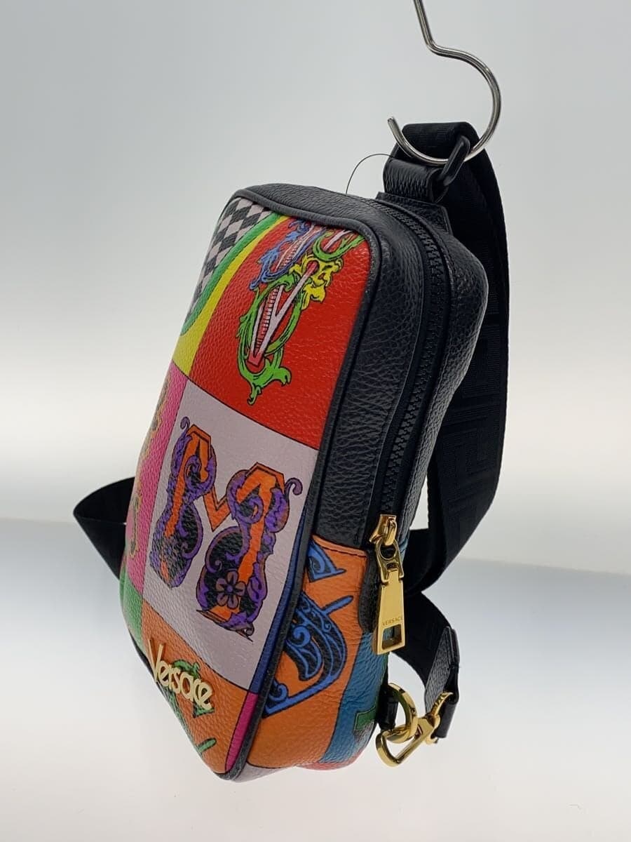 VERSACE Shoulder Bag Leather Multicolor DFZ7105 2