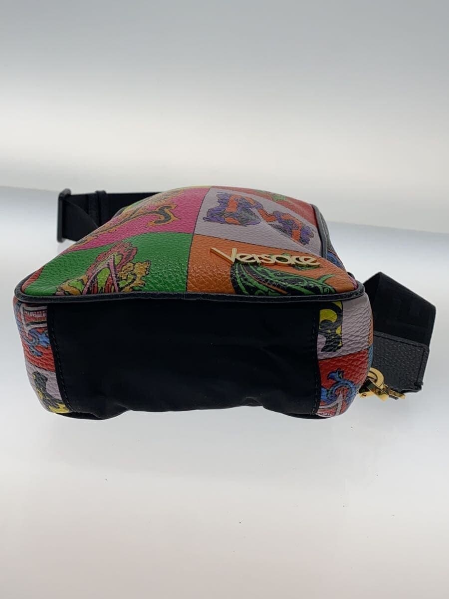 VERSACE Shoulder Bag Leather Multicolor DFZ7105 4