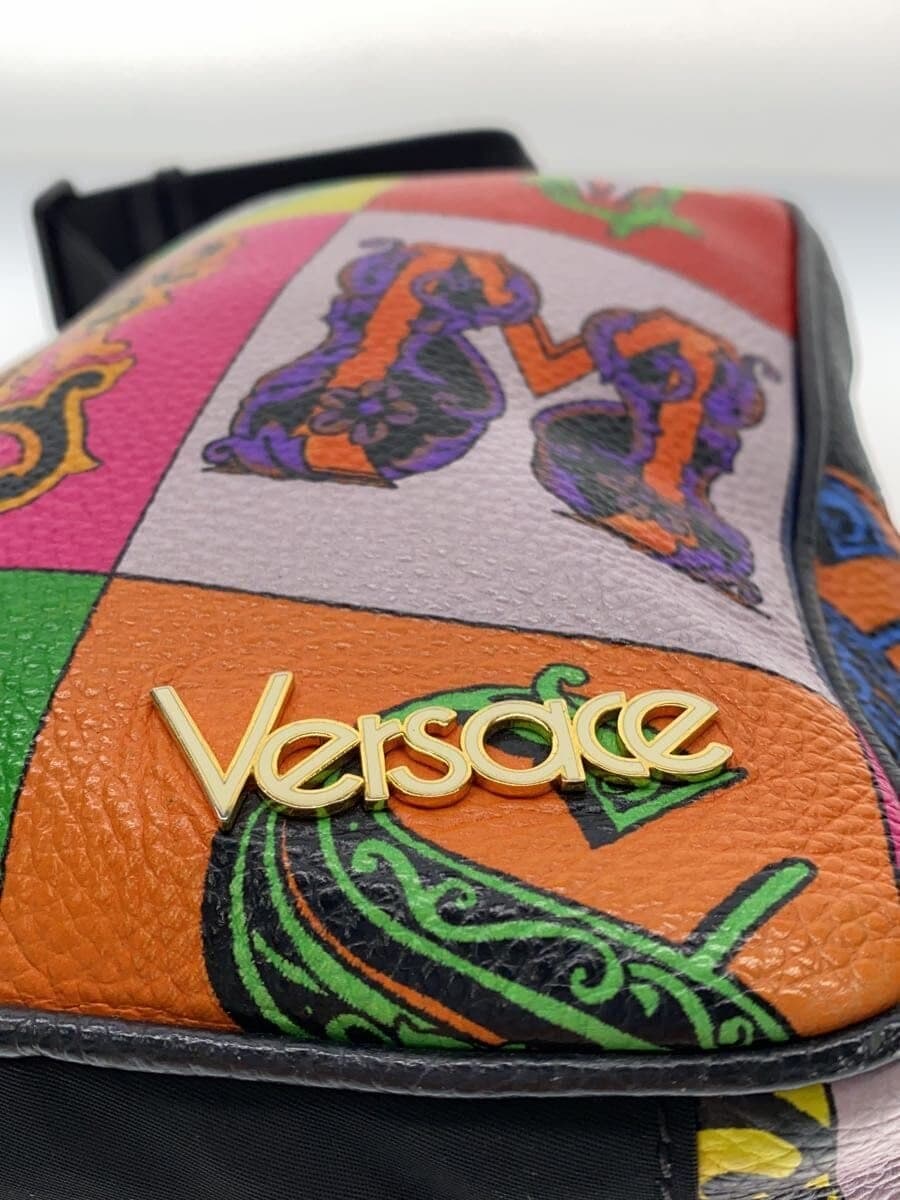 VERSACE Shoulder Bag Leather Multicolor DFZ7105 5