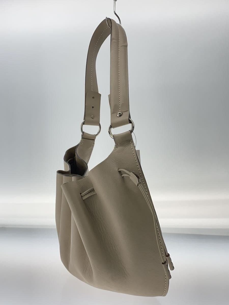 BALLY Shoulder Bag Leather GRY 2