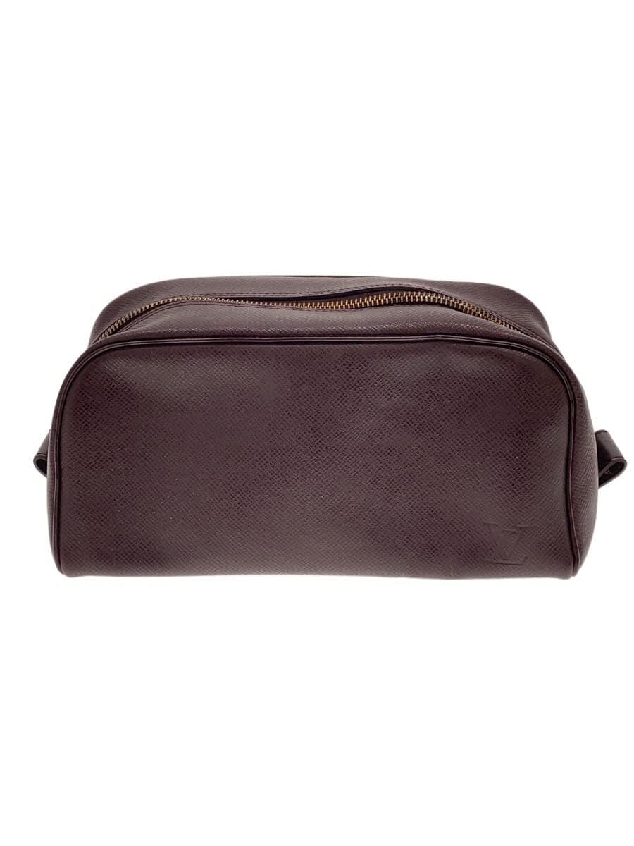 LOUIS VUITTON Toiletry Pouch PM_Tiga Leather BRW Solid M30226