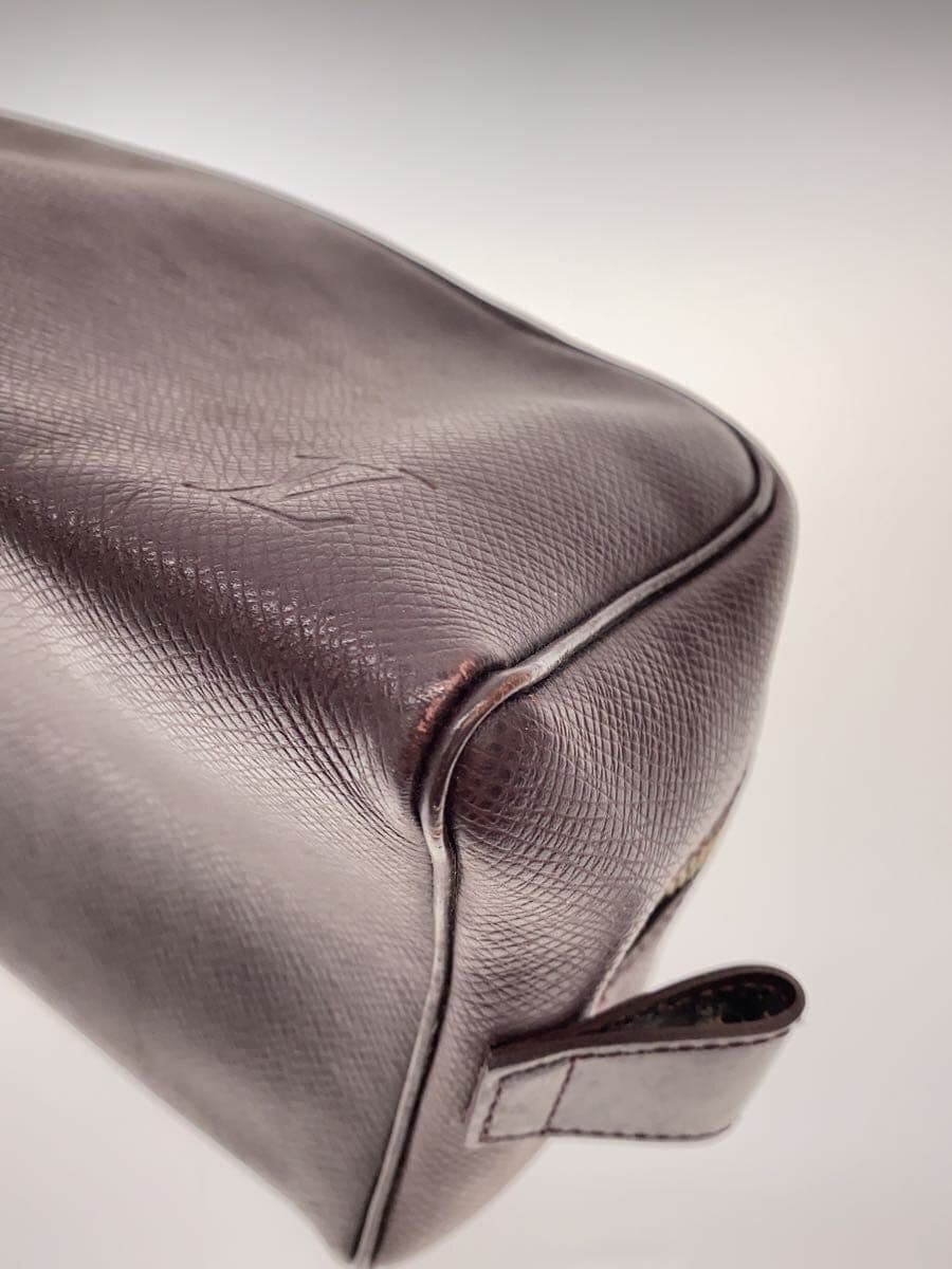 LOUIS VUITTON Toiletry Pouch PM_Tiga Leather BRW Solid M30226 7