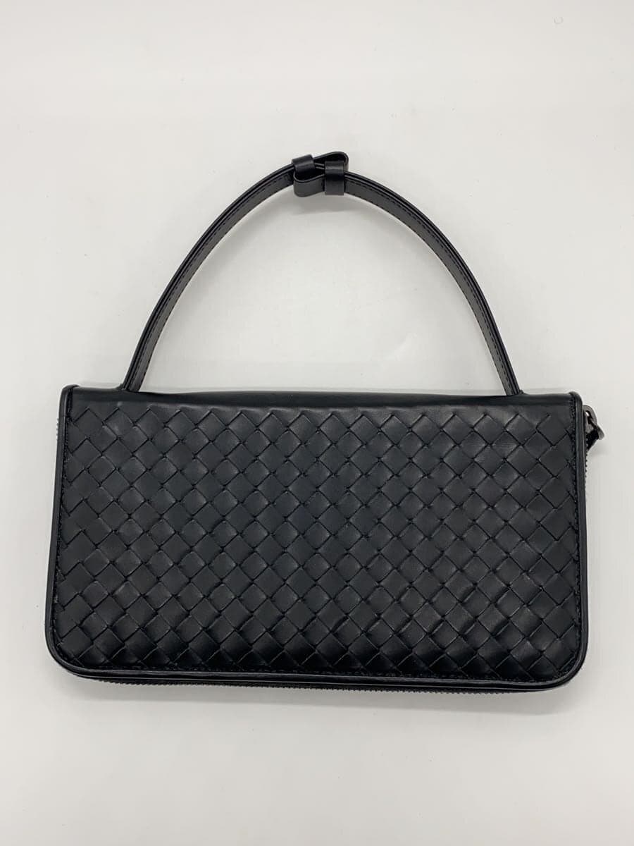 BOTTEGA VENETA Intrecciato VN Document Case Travel Case Leather BLK B00206227I 3