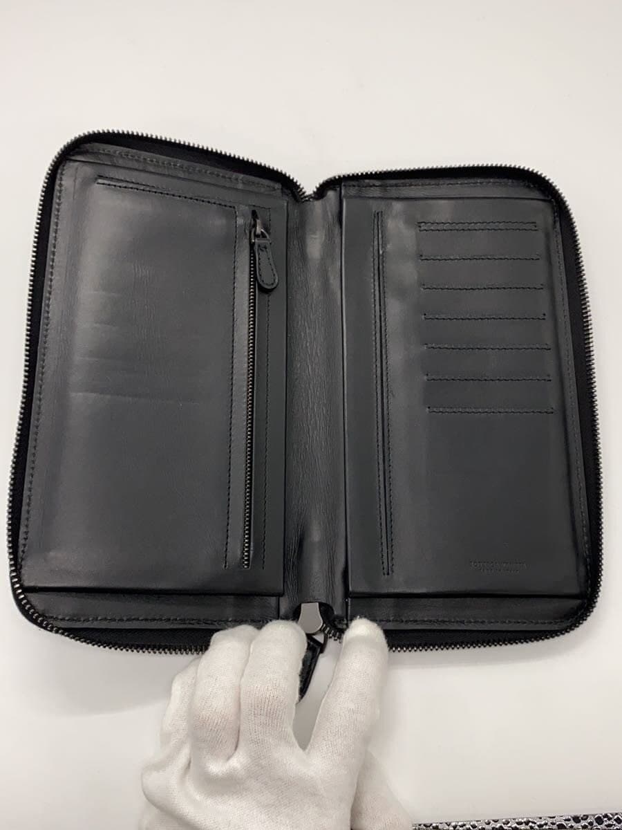 BOTTEGA VENETA Intrecciato VN Document Case Travel Case Leather BLK B00206227I 6