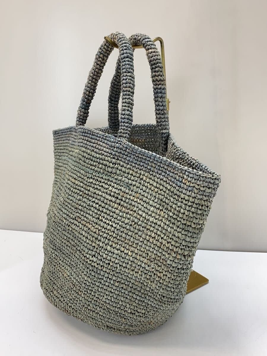 Other Brand sans arcidet Saint Alcide Basket Bag Cotton& Raffia GRY 2