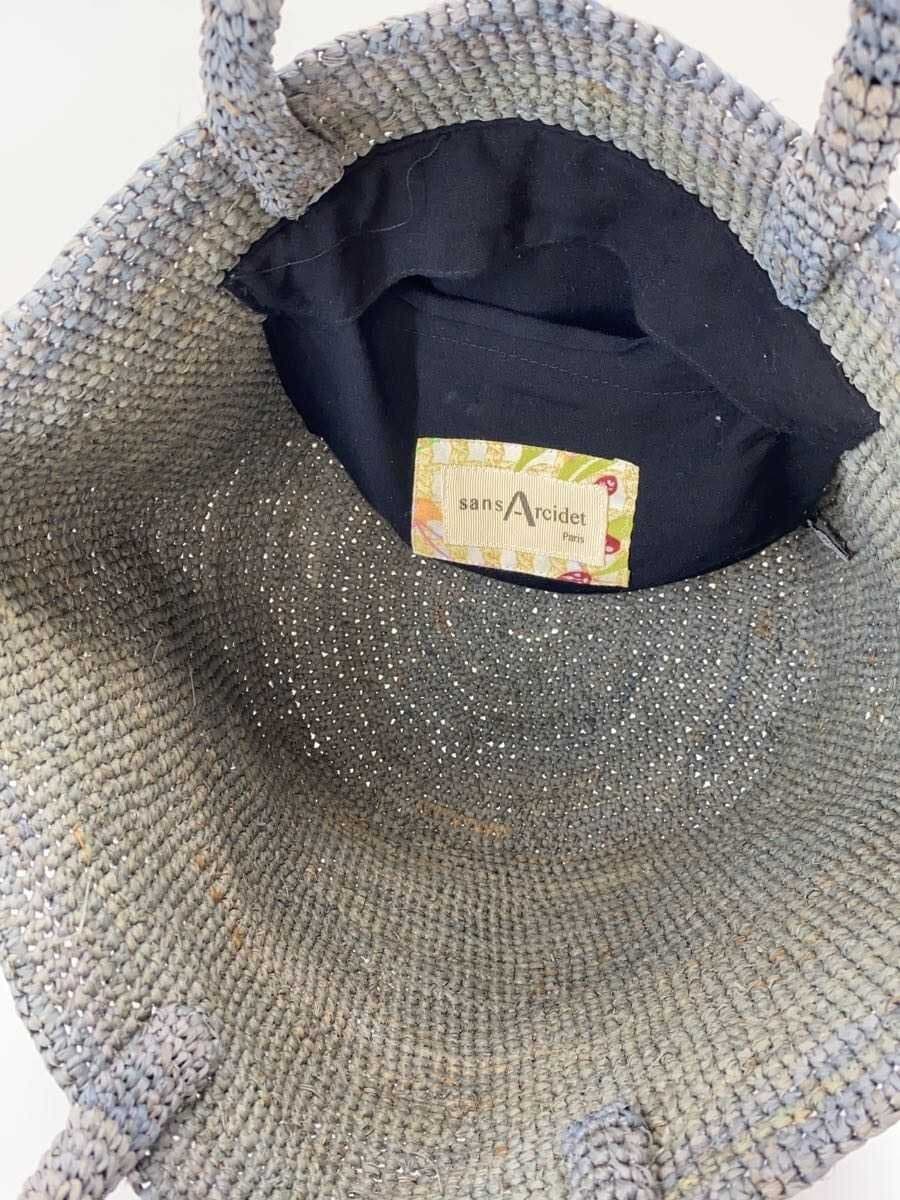 Other Brand sans arcidet Saint Alcide Basket Bag Cotton& Raffia GRY 6
