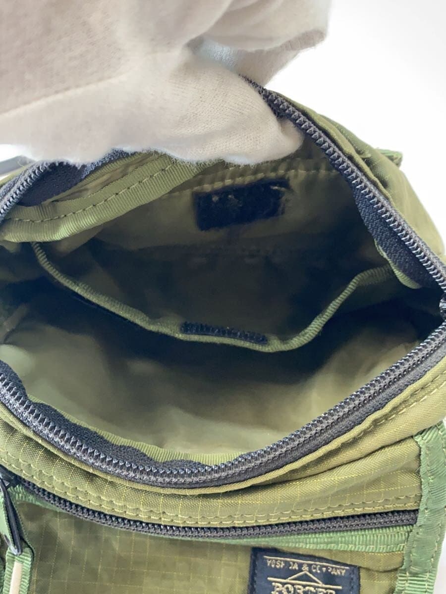 PORTER Lipps Top Sacoche Reflector Peeling Shoulder Bag KHK 6