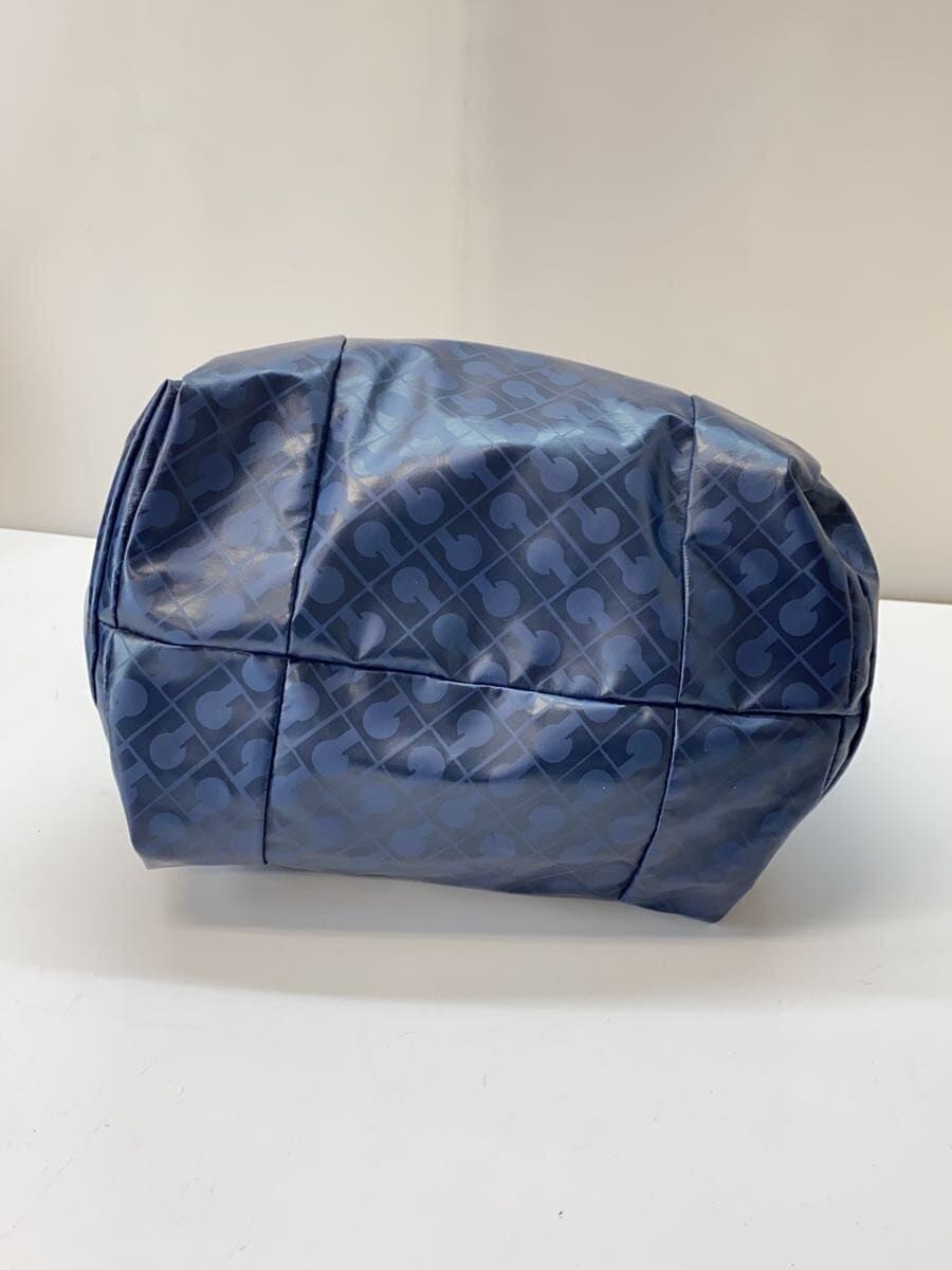 GHERARDINISOFTY Softy Reversible Tote Bag Handle Wear & Peeling NVY All Over Pattern 730014 4