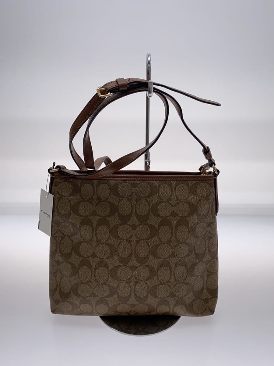 COACH Signature Shoulder Bag PVC BEG Allover Pattern F29210 3
