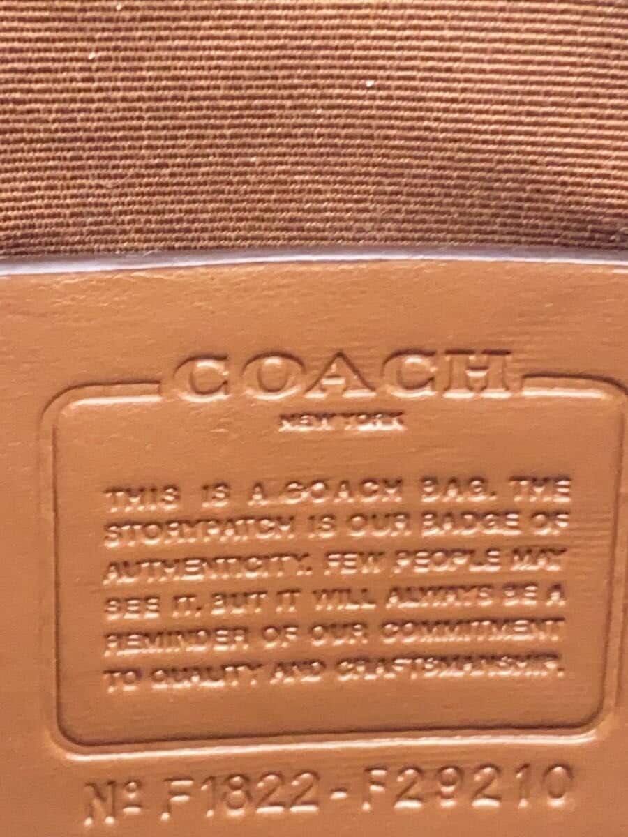 COACH Signature Shoulder Bag PVC BEG Allover Pattern F29210 5