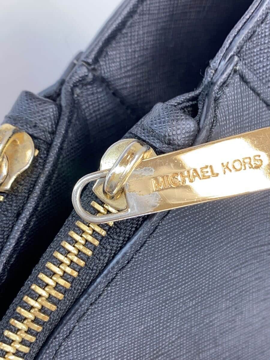 MICHAEL KORSSUTTON Handbag Shoulder Belt Missing Part Misshapen PVC BLK 30S4GTVS6L 7