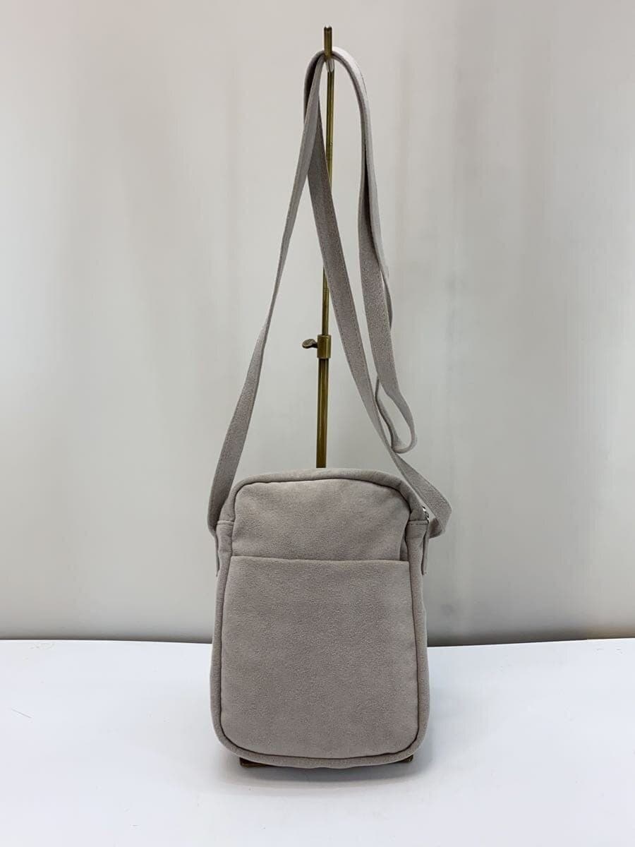 stein22A BAG POUCH Faux Suede Shoulder Bag Polyester BEG ST.471-1 3