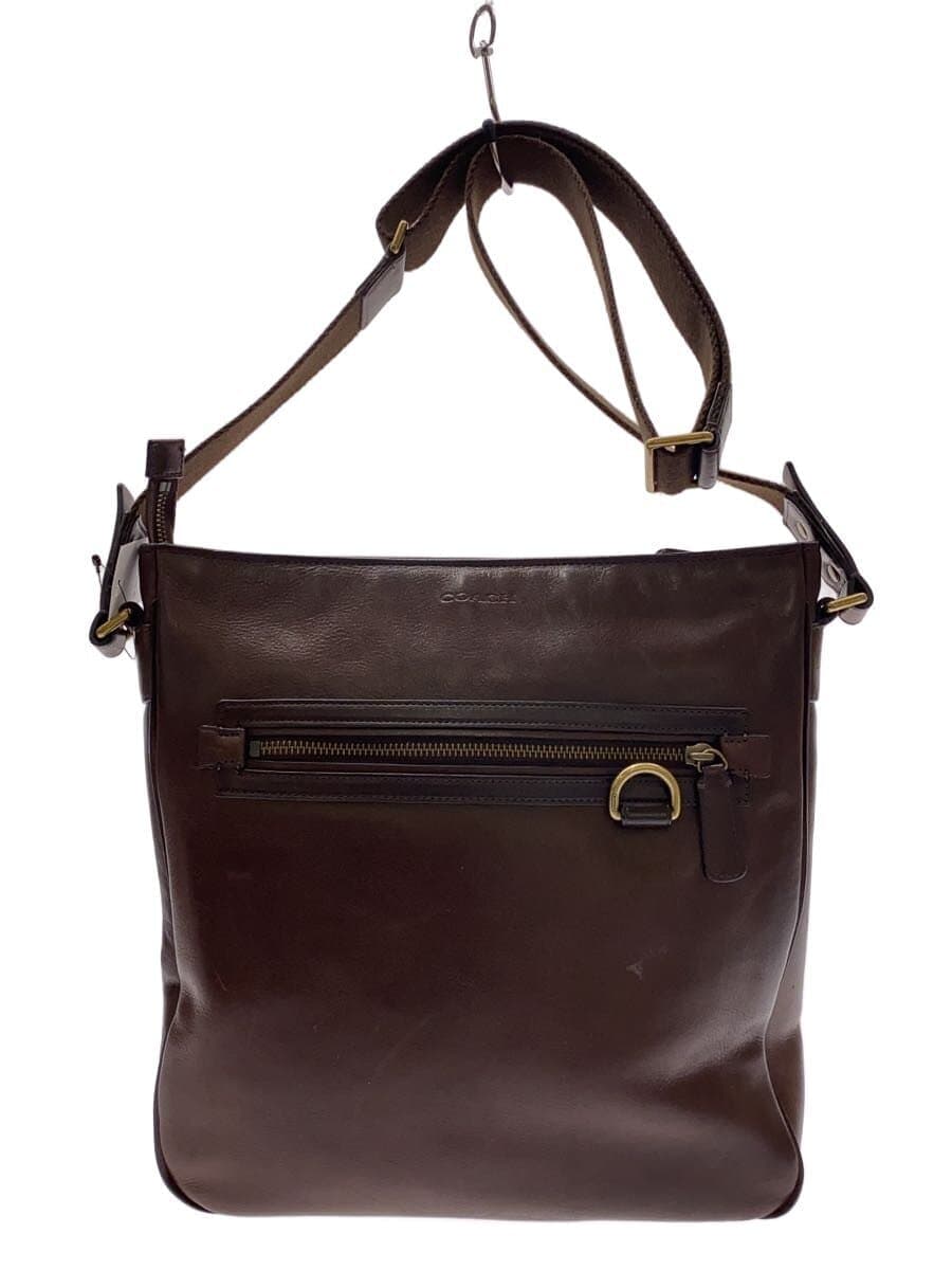 COACH Shoulder Bag Leather BRW 70488