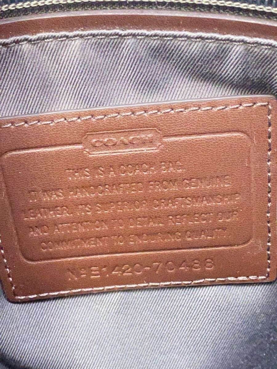 COACH Shoulder Bag Leather BRW 70488 5