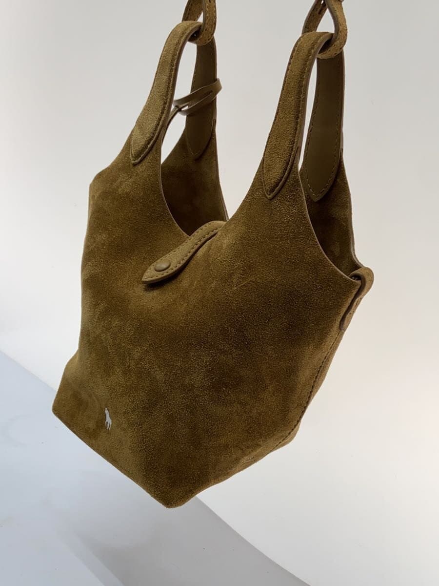 POLO RALPH LAUREN Shoulder Bag Suede CML 3