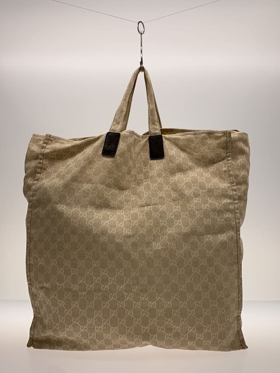 GUCCI handbag canvas BEG 3
