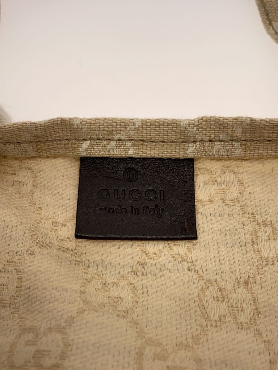 GUCCI handbag canvas BEG 5